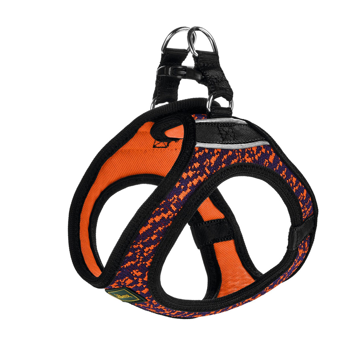 Hunter  Geschirr Hilo Soft Comfort orange/bla XXL