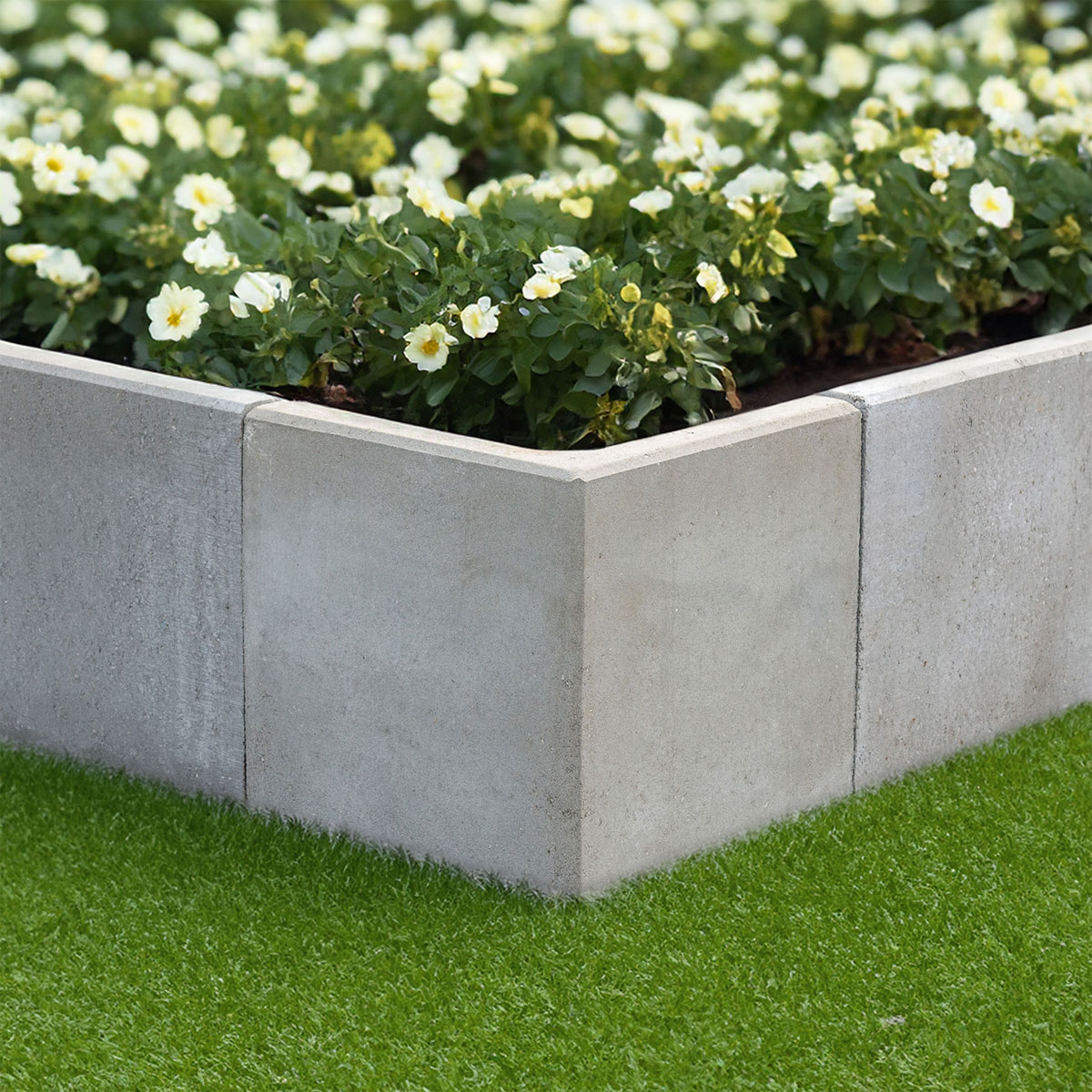 Diephaus  L-Stein Ecke grau 30 x 40 x 40 x 7 cm Bild 2