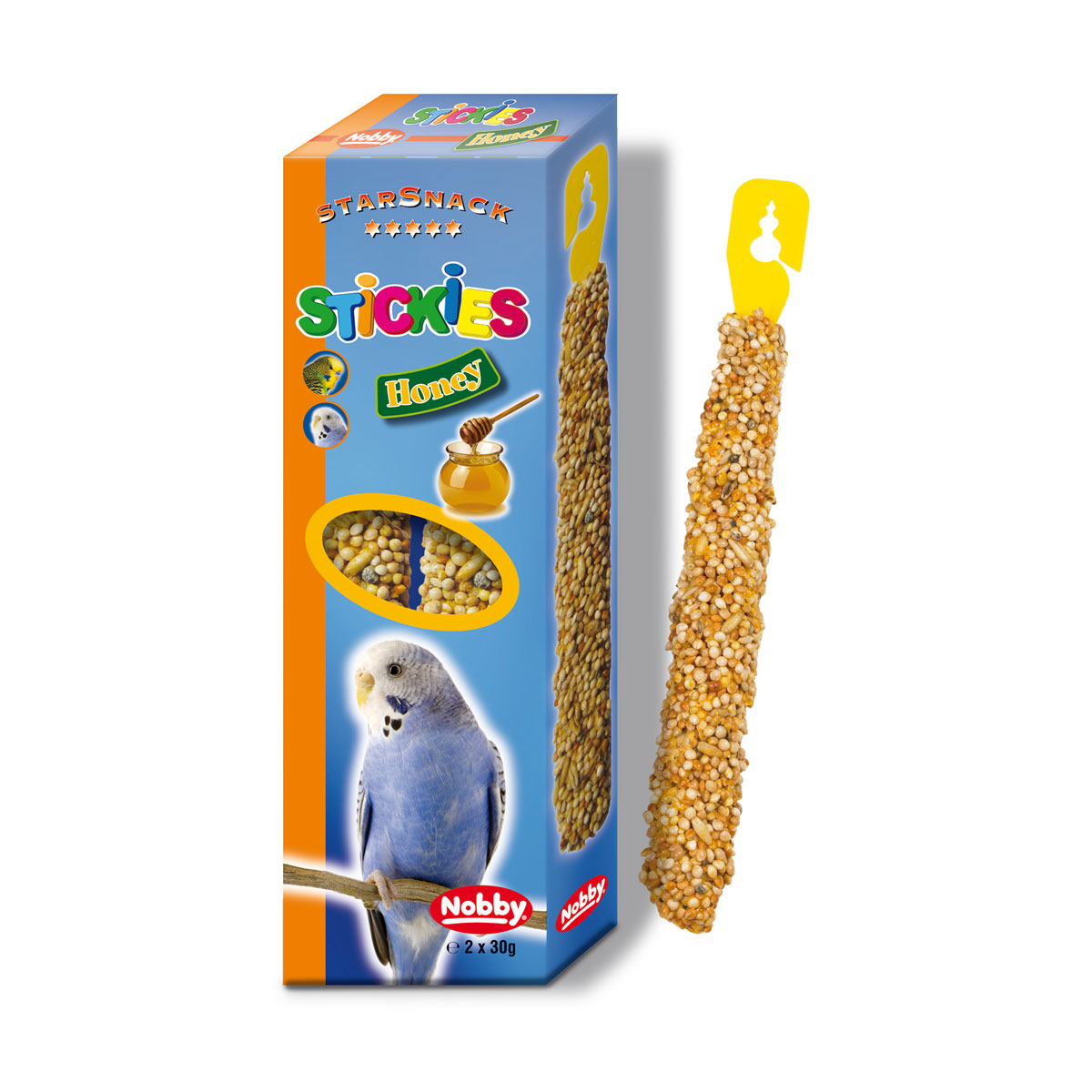 Leckerlies Stickies Sittiche Honig 2 x 30 g