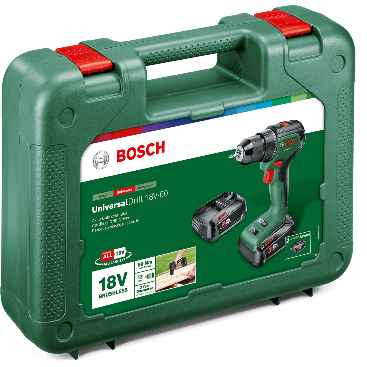 Bosch  Akku-Bohrschrauber UniversalDrill 18V-60 Bild 2