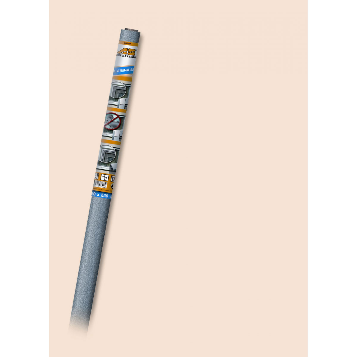 Schellenberg Fliegengitter 120 x 100 SB-Alu Natur