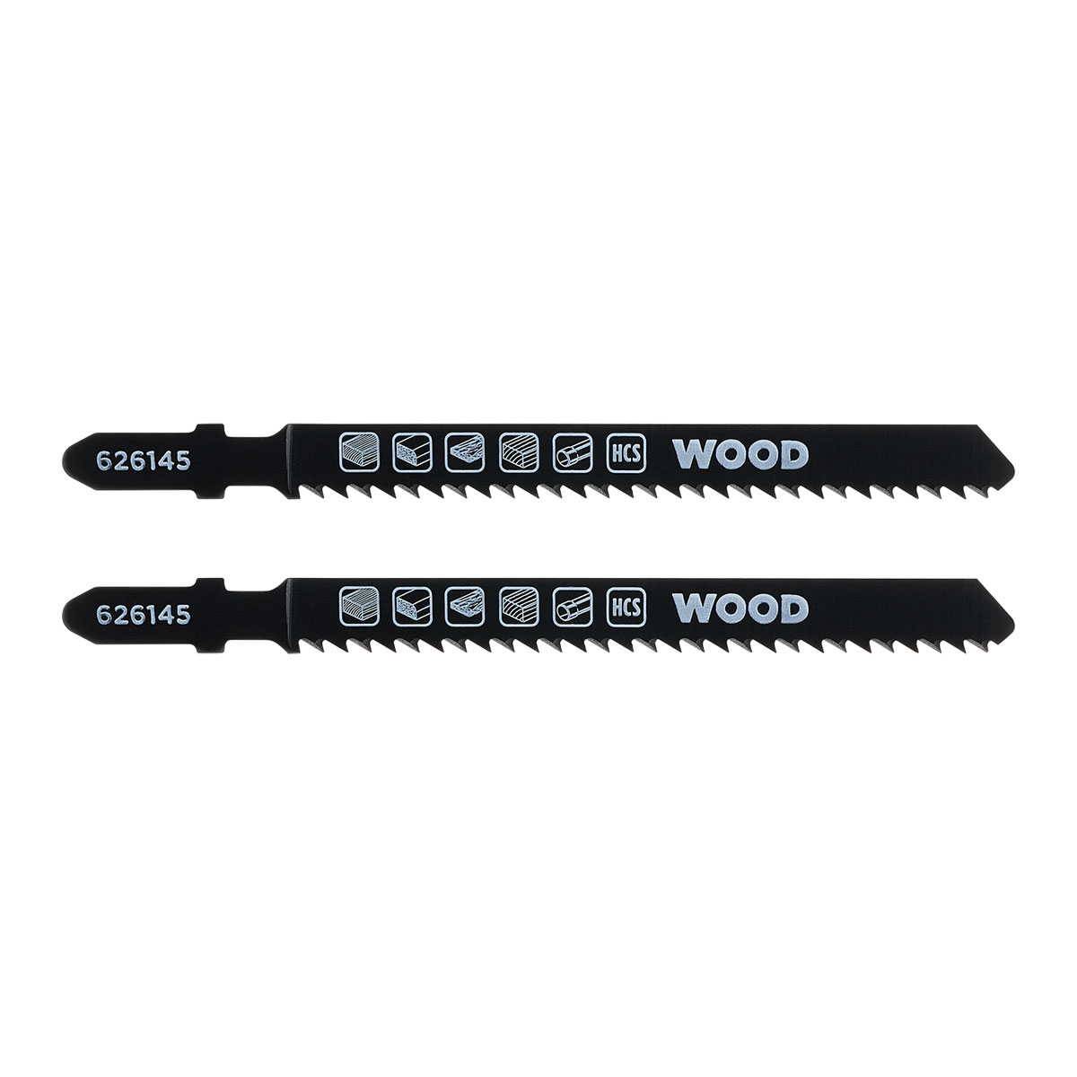 kwb Stichsägeblätter Down-Cut HCS-mit T-Schaft für Holz fein 2-tlg. 100 mm