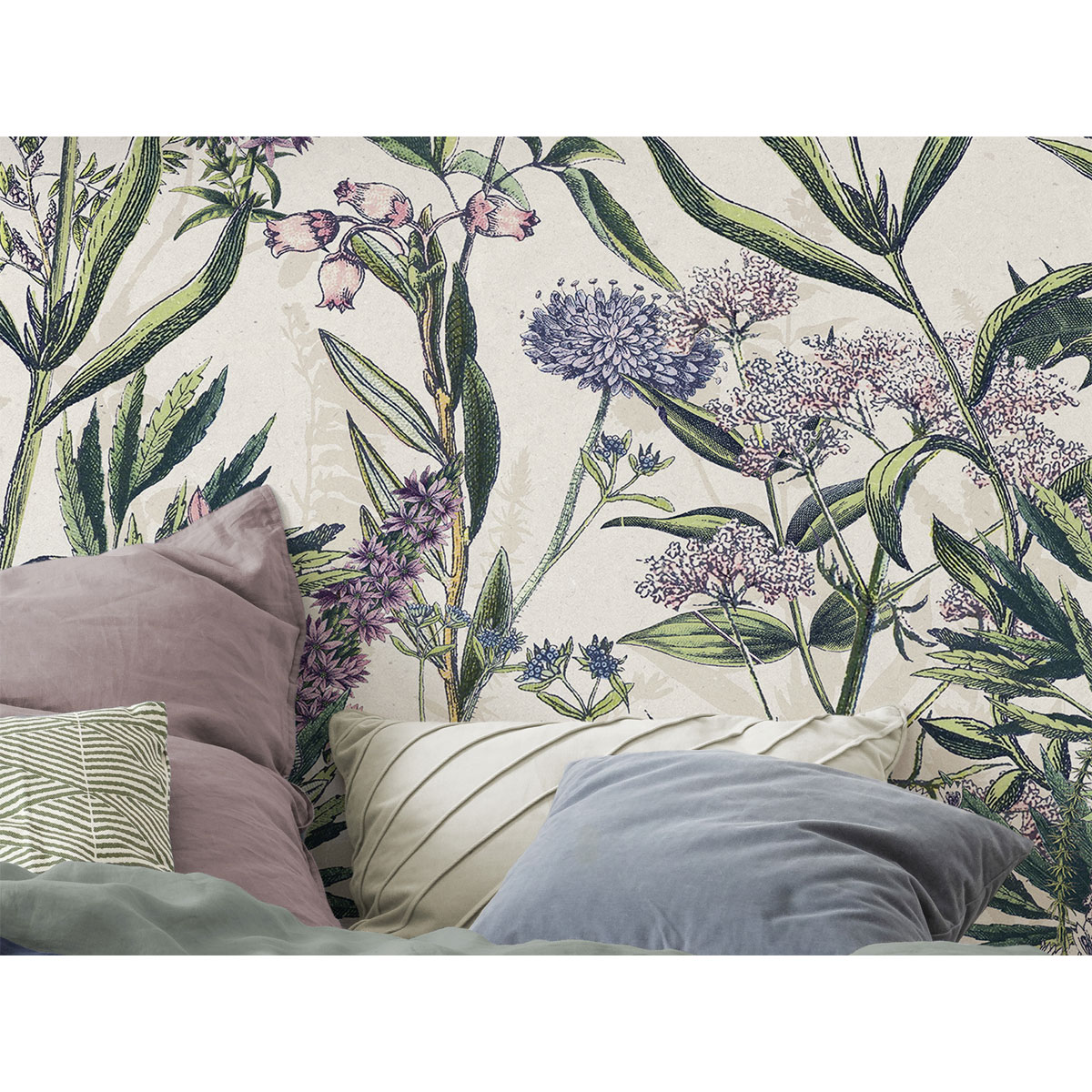 Komar  Vlies Fototapete Flowering Herbs 200x250 cm Bild 4