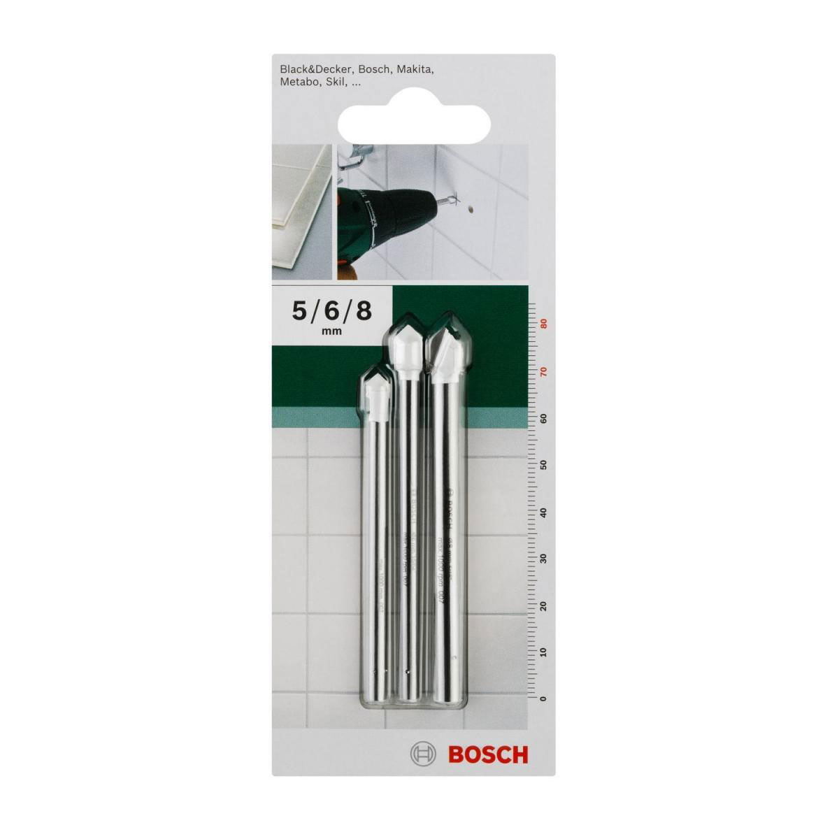 Bosch  Fliesenbohrer-Set 3-teilig Bild 3