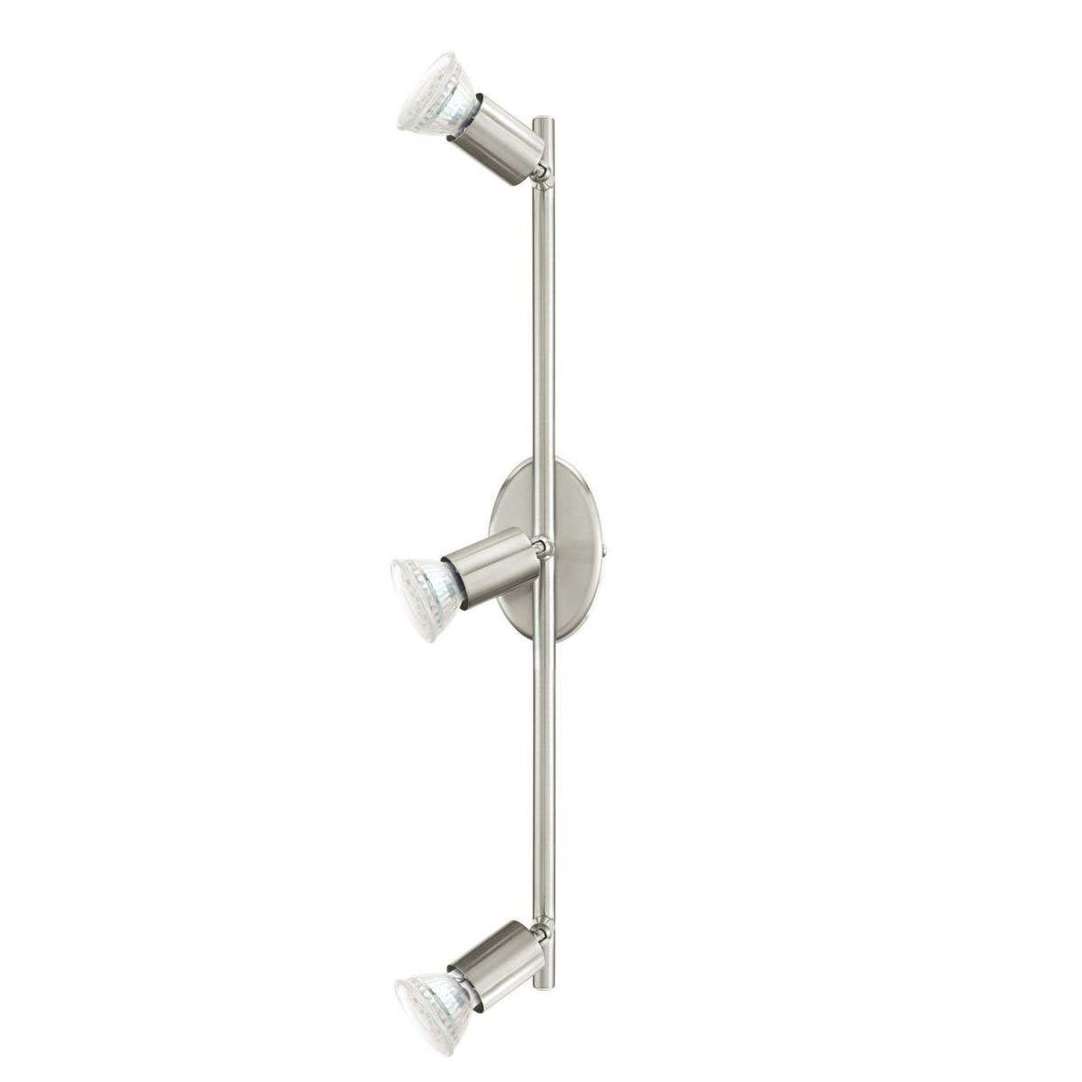 Eglo LED-Spotserie Buzz 3 Spots silber