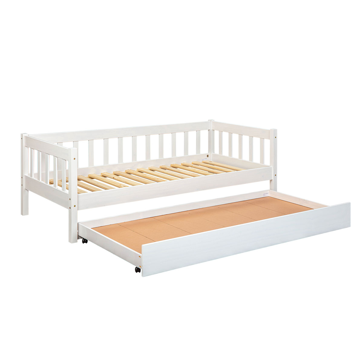 Inter Link Sofabett „Sintro“, mit Lattenrost, 90x200 cm, weiß  Bild 5