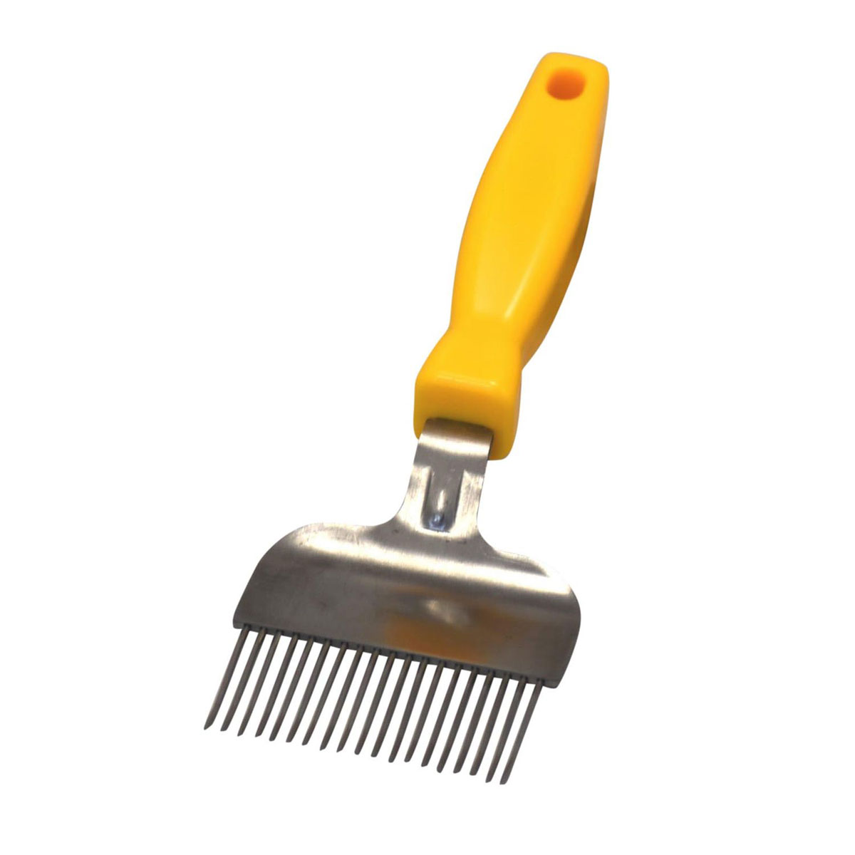 Bienenreich Entdeckelungsgabel Standard silber/ gelb