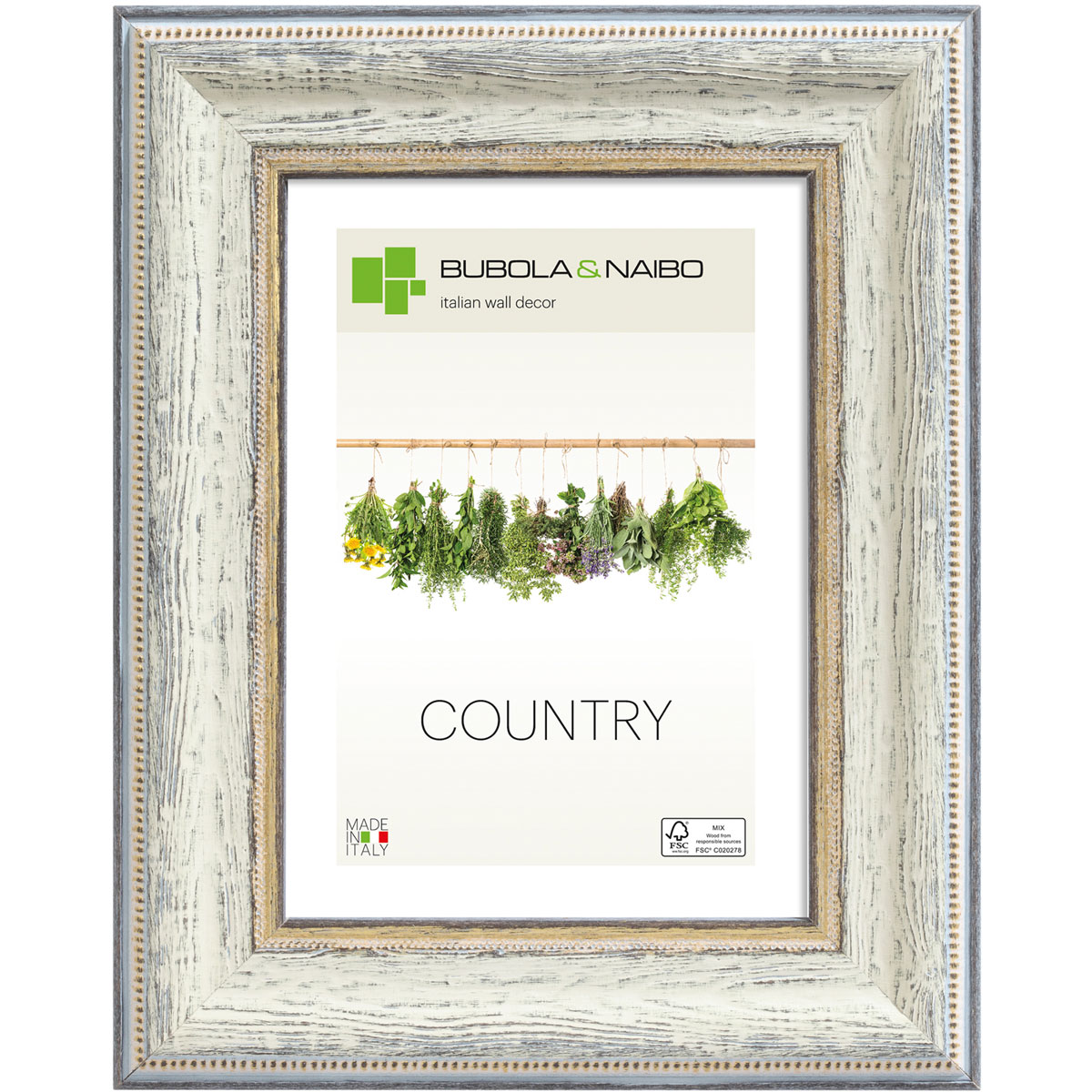 Holzrahmen FABRIANO 13 x 18 cm Weiß