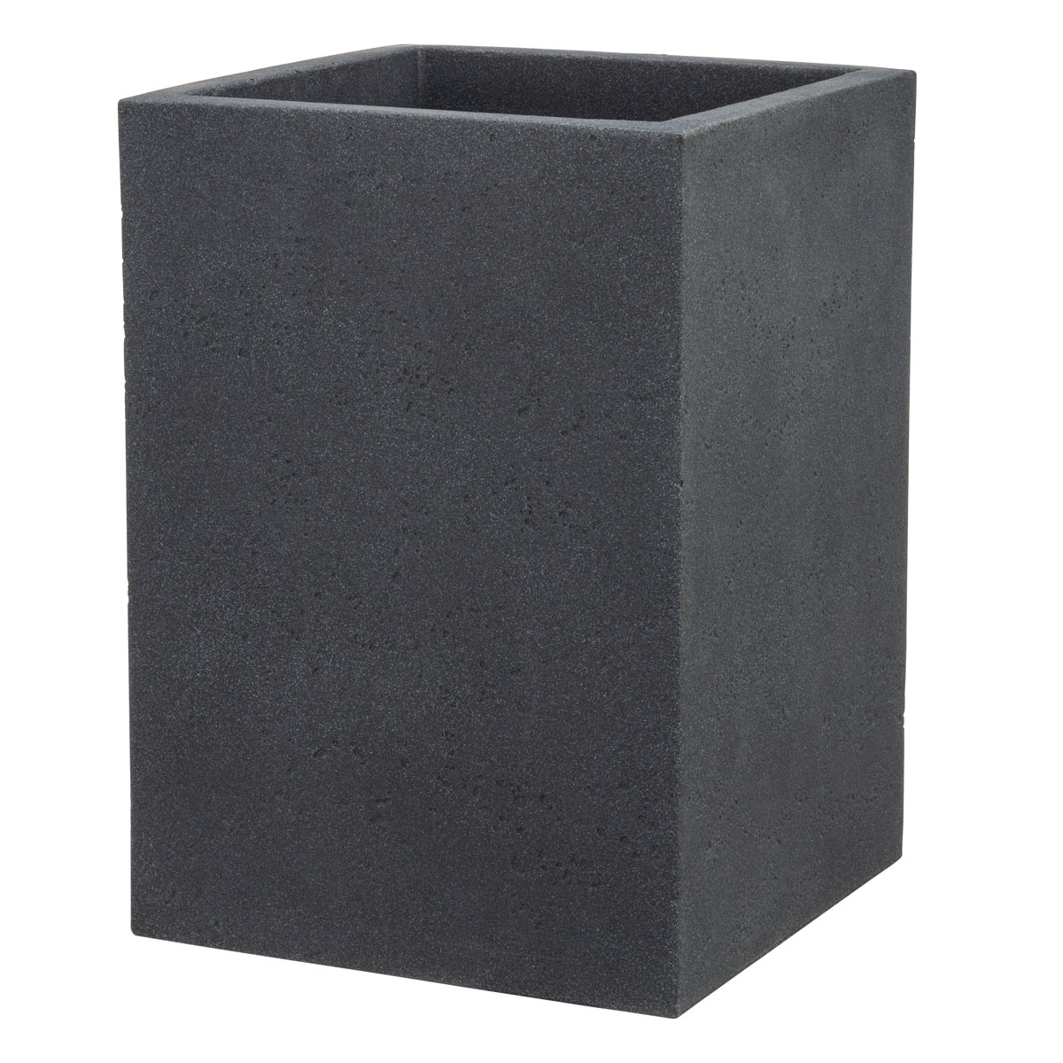 Scheurich Pflanzgefäß C-Cube High BxHxT 38 x 54 x 38 cm Stony Black