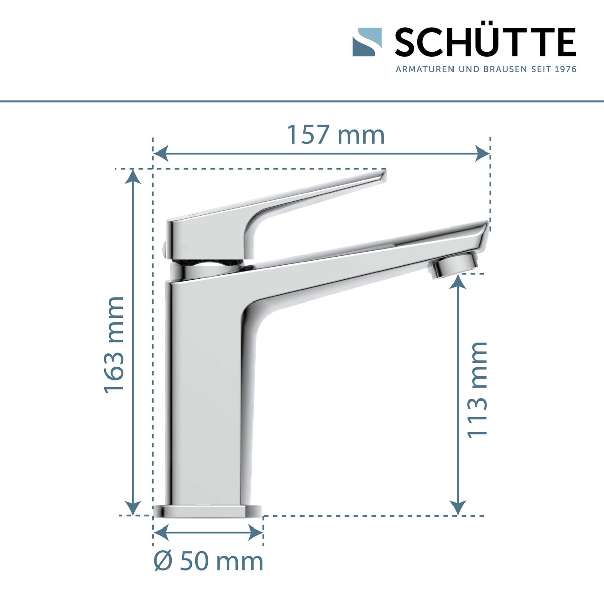 Schütte  WT-Armatur Raven,chrom,Kartusche mit