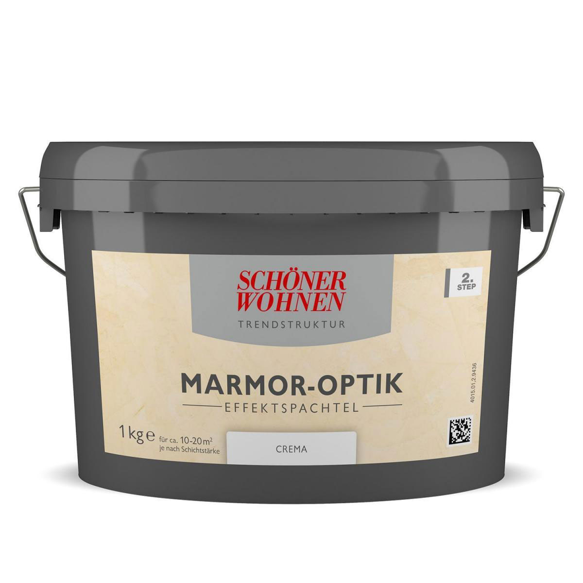 Schöner Wohnen Farbe Marmor-Optik Effektspachtel Crema 1l