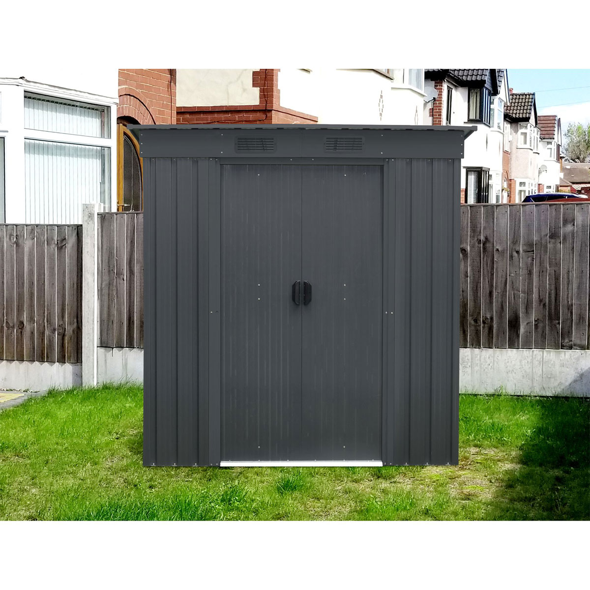 Pergart Gerätehaus Leipzig II 1,6 m² anthrazit matt Bild 4
