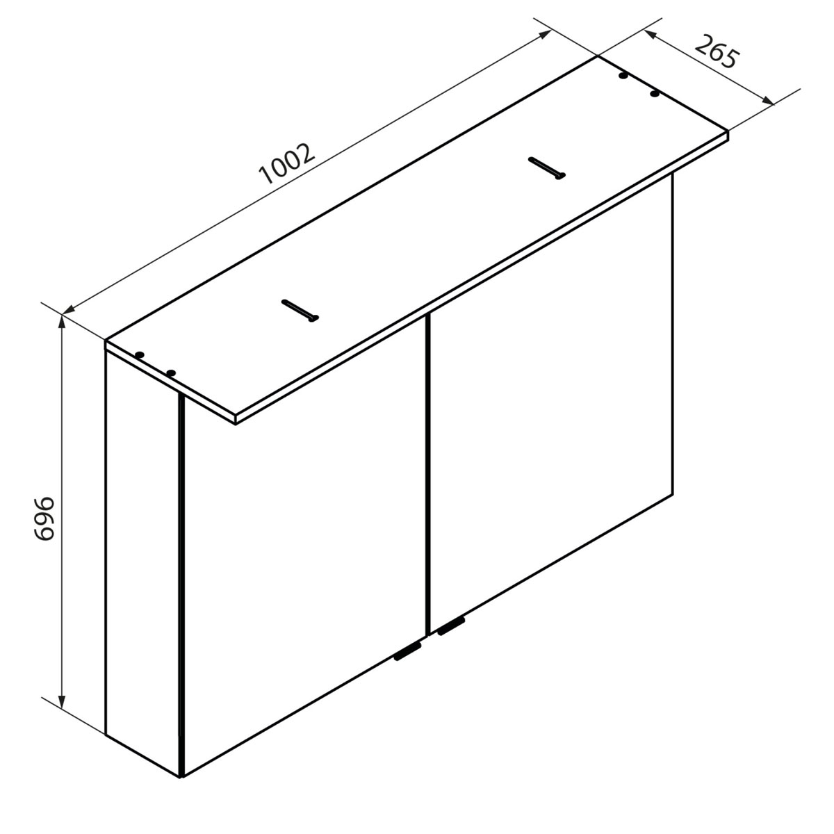 Fackelmann Set Badmoebel-Set Vita 120cm Breite bestSPS WBU+Gussmarmor-WT SummerOak grifflos Bild 8