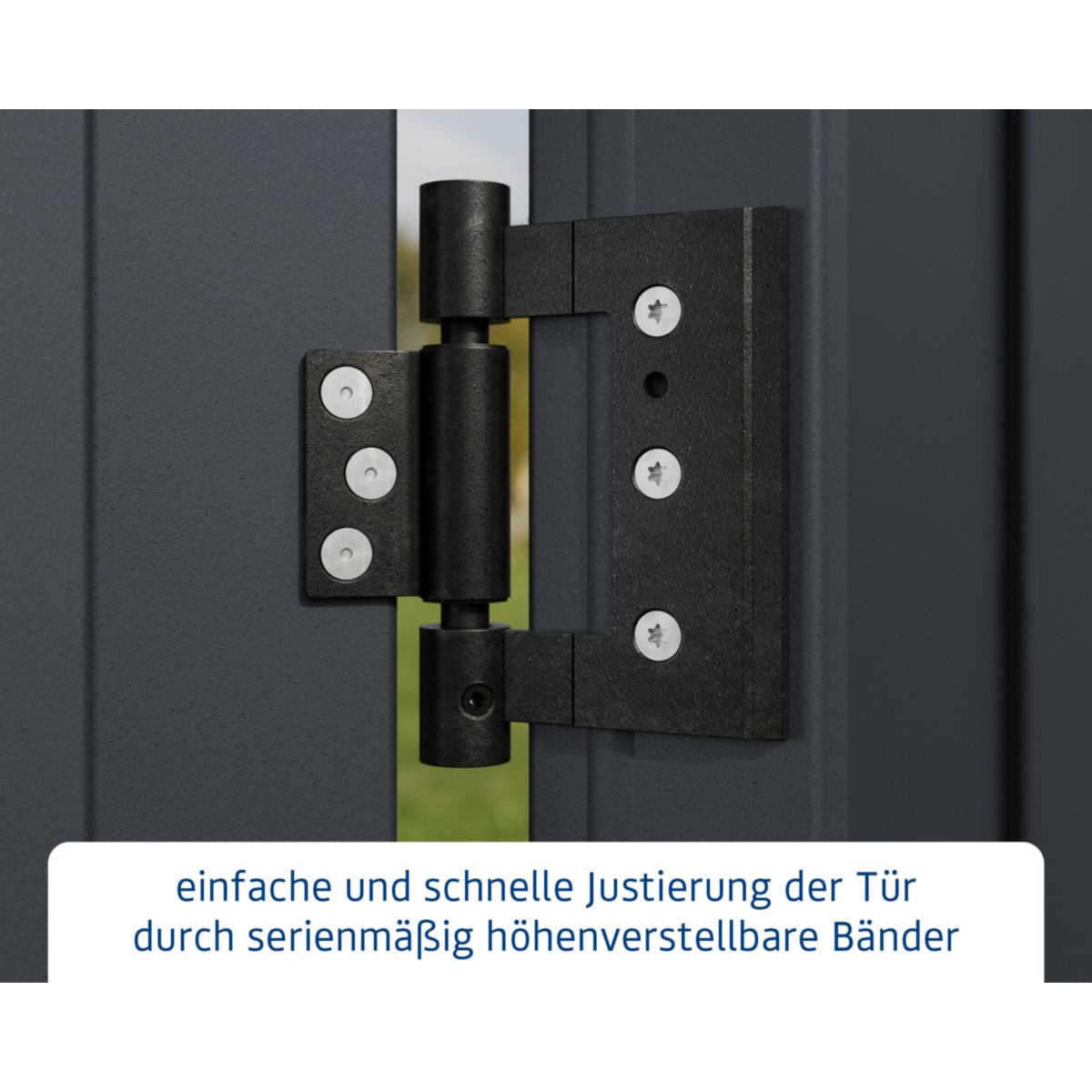 EcoStar  Gerätehaus Trend-PTyp 1RAL7016 1 flg Bild 5