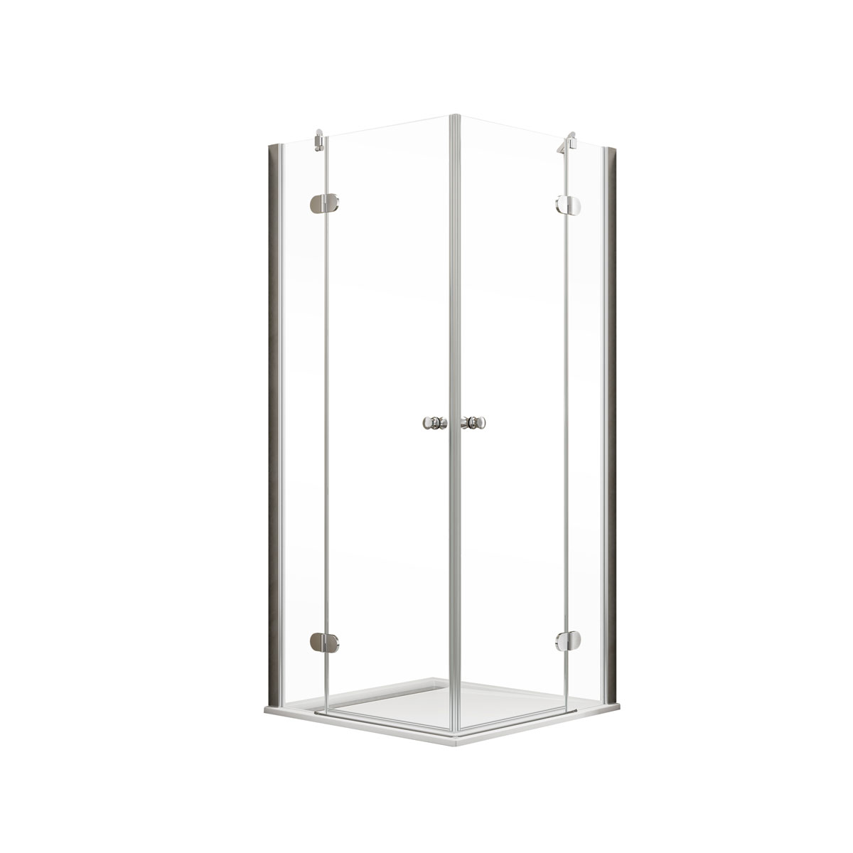 Schulte Eckeinstieg Master Class inkl Duschwanne 90 x 90 cm Bild 2