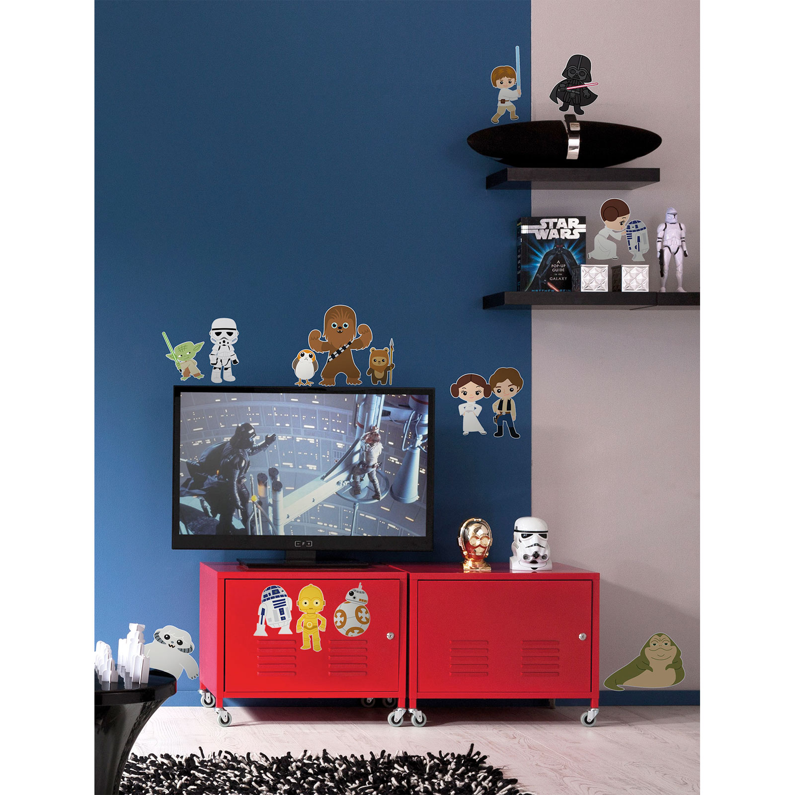 Komar  Wandtattoo Star Wars Little Heroes 50x70 cm