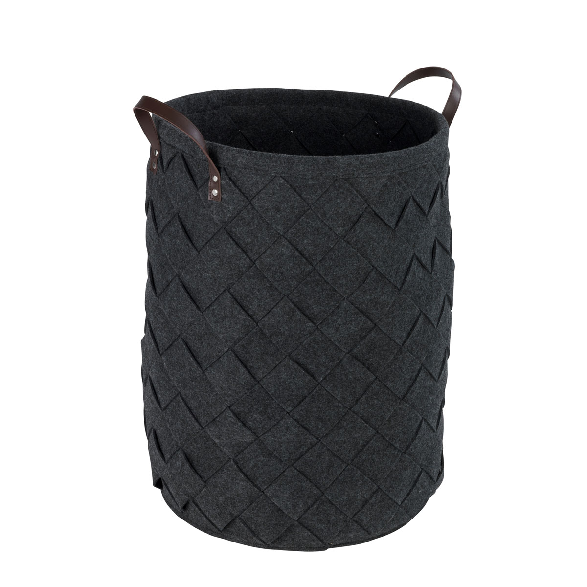 Wenko  Wäschesammler Trovo Anthrazit Wäschekorb 75 l Bild 1