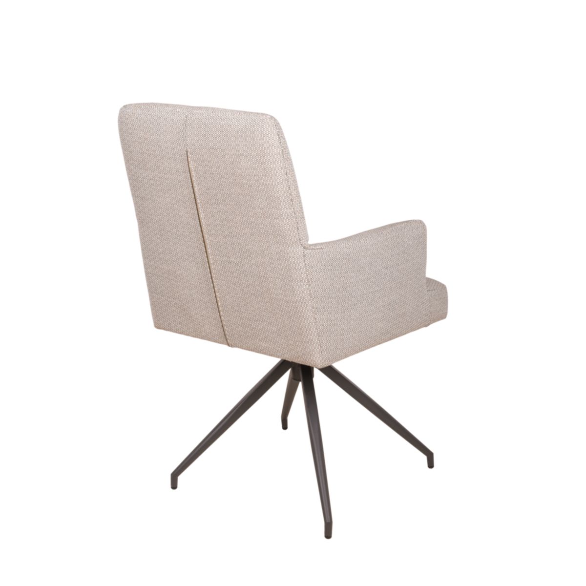 Garden Pleasure Drehstuhl ZEVIO, hellgrau, 2er Set Rostfreier Stahl, pulverbesch. Bild 3