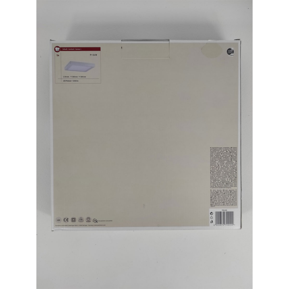 Paulmann LED-Panel Abia 30 x 30 cm weiß Bild 6