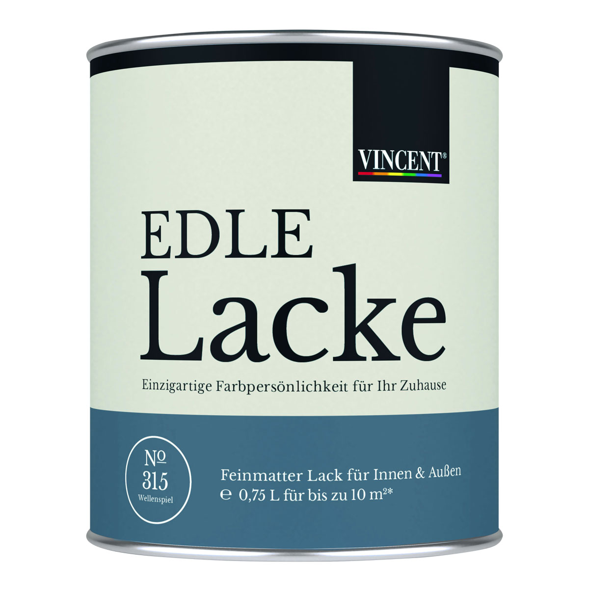 Vincent Edle Lacke Wellenspiel feinmatt 750 ml