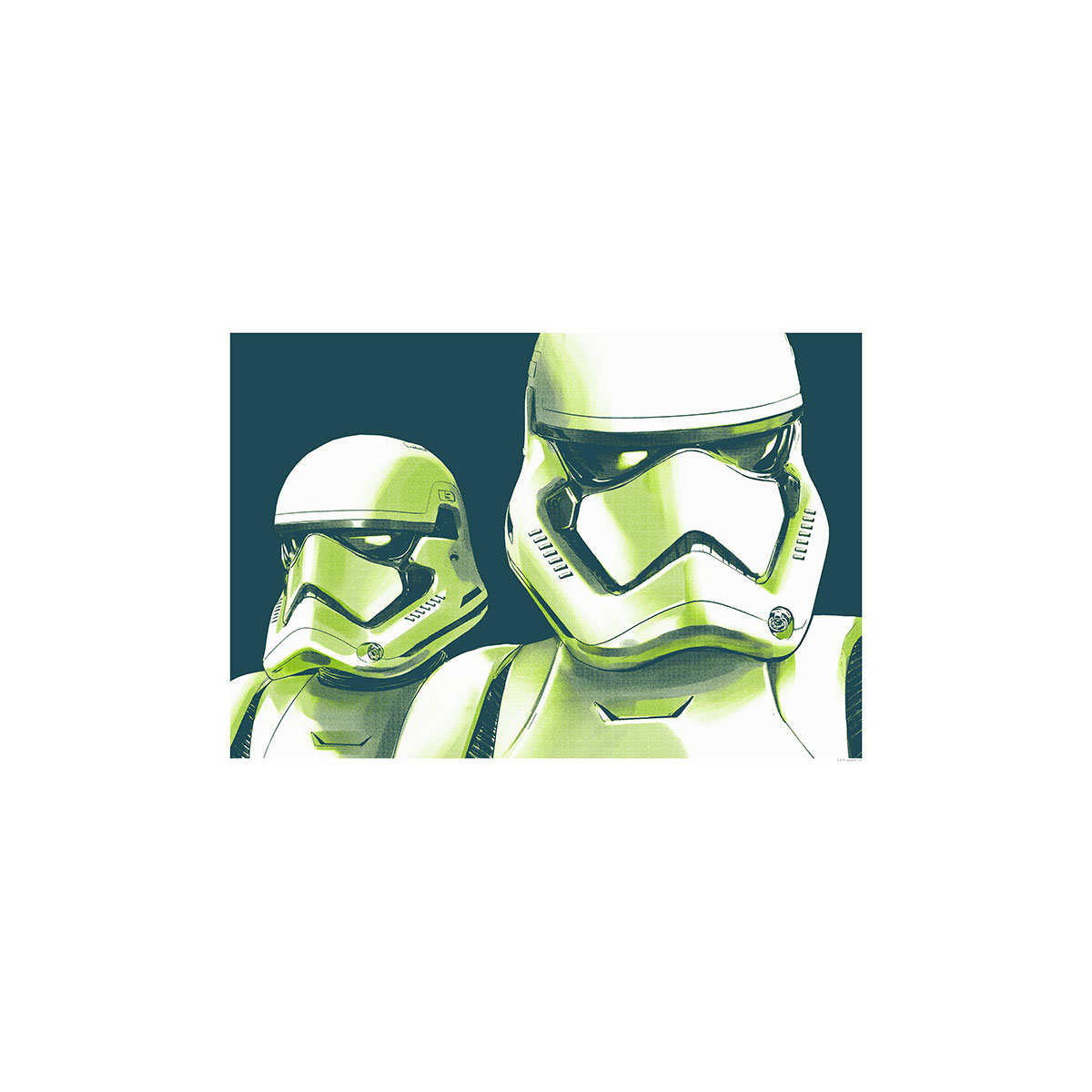 Komar  Wandbild Star Wars Faces Stormtrooper 50x40 cm Bild 2