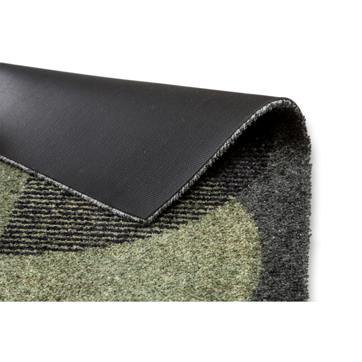 Schöner Wohnen  Schmutzfangmatte Manhattan 67x100 cm Semi-Circle oliv-grün Bild 1