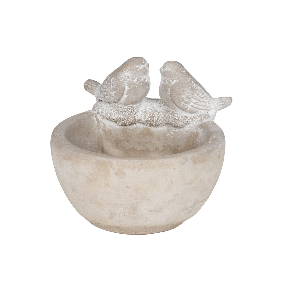 Vogelbad 17 x 18 x 15 cm grau