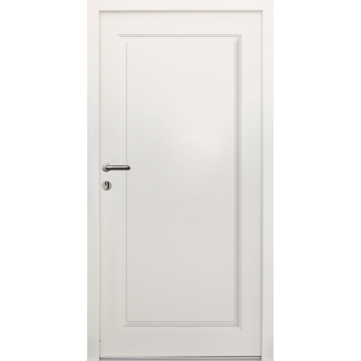 SplenDoor  Sicherheits-Nebeneingangstuer NS3 RC2 88x198 Weiss links Bild 1
