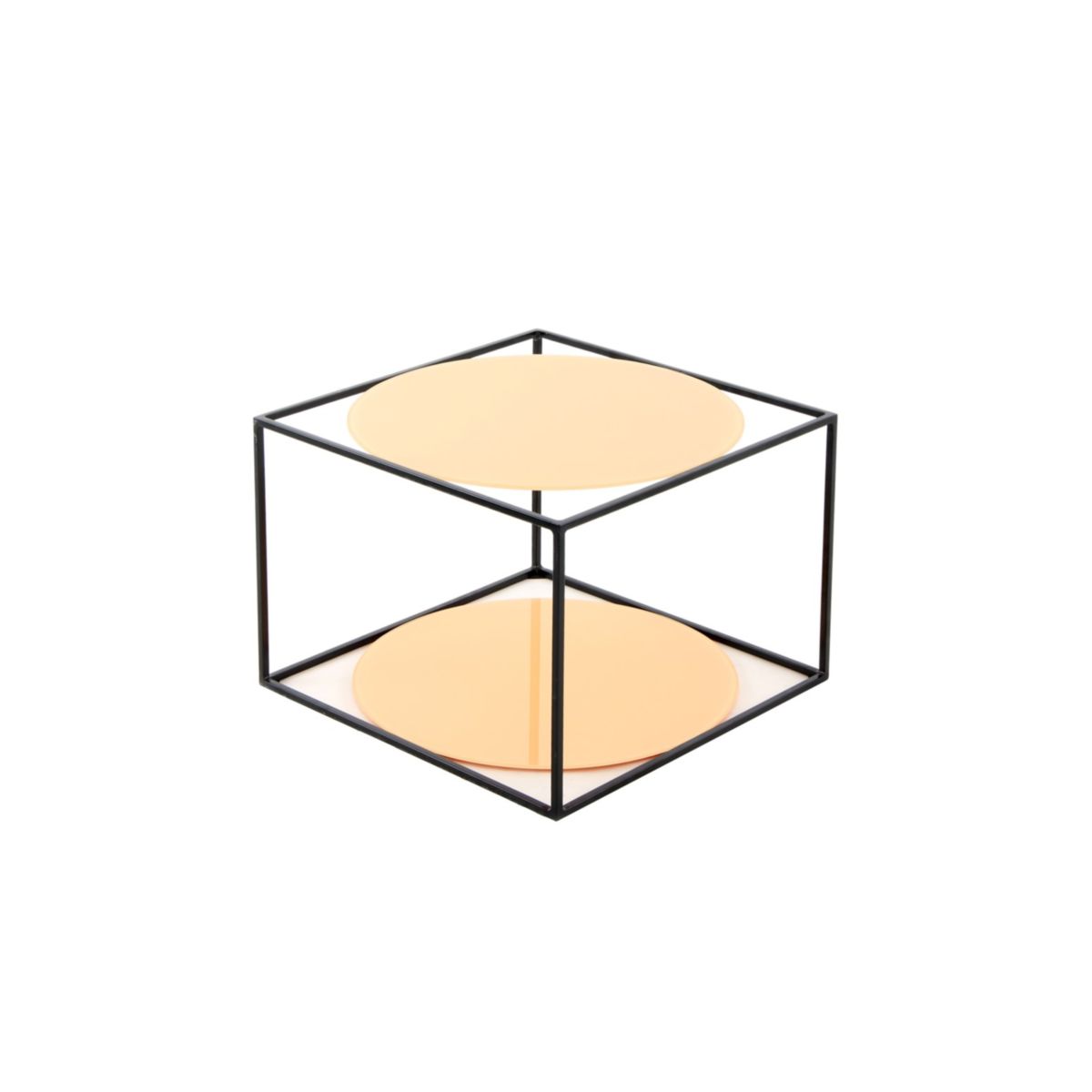 Beistelltisch Cody 110 orange schwarz