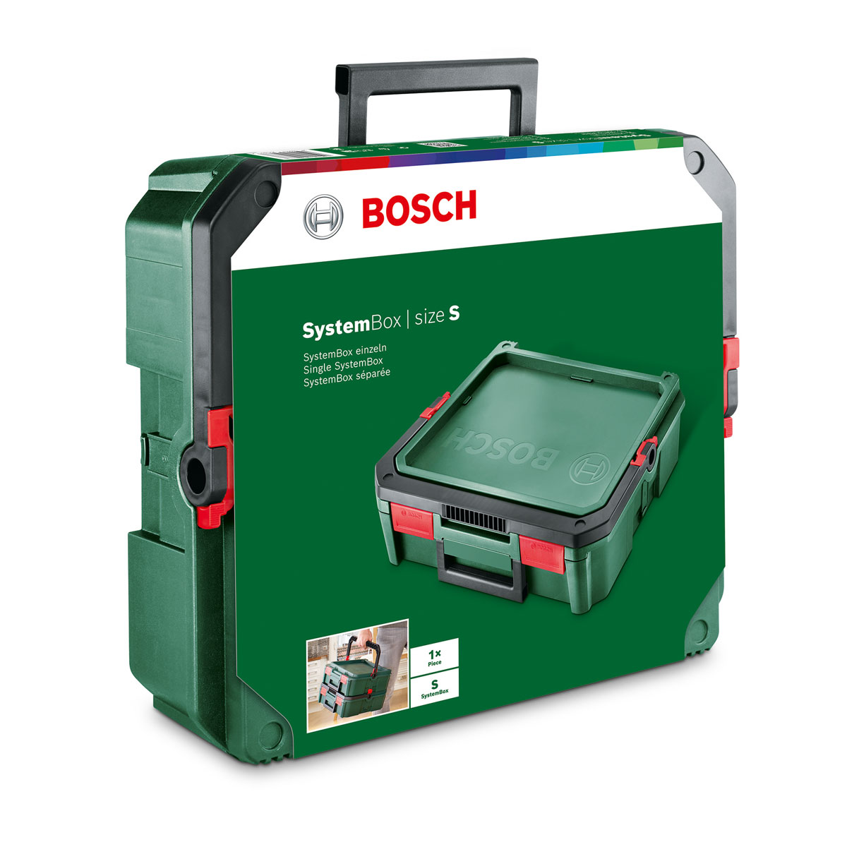 Bosch  Werkzeugkoffer SystemBox grün Größe S Bild 2