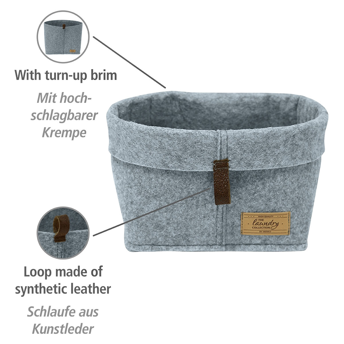 Wenko Filz-Korb Feli M Bild 2