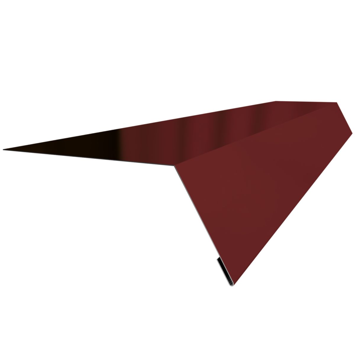 Traufkappe 2 m Kirschrot