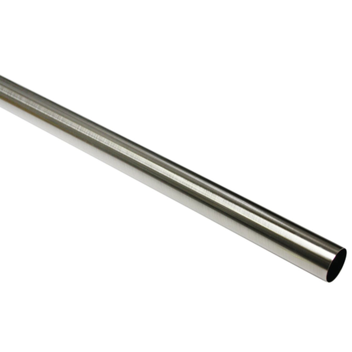 Gardinia Gardinenstange Durchmesser 25 mm 200 cm Edelstahl-optik Bild 1