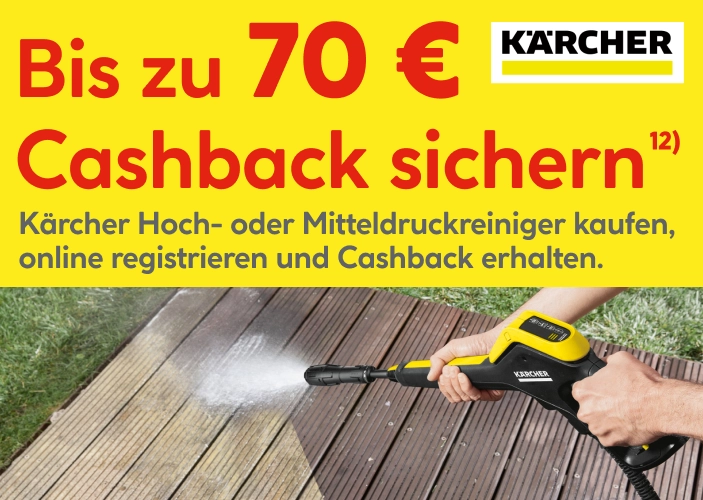 Bis zu 70 Euro Cashback sichern
