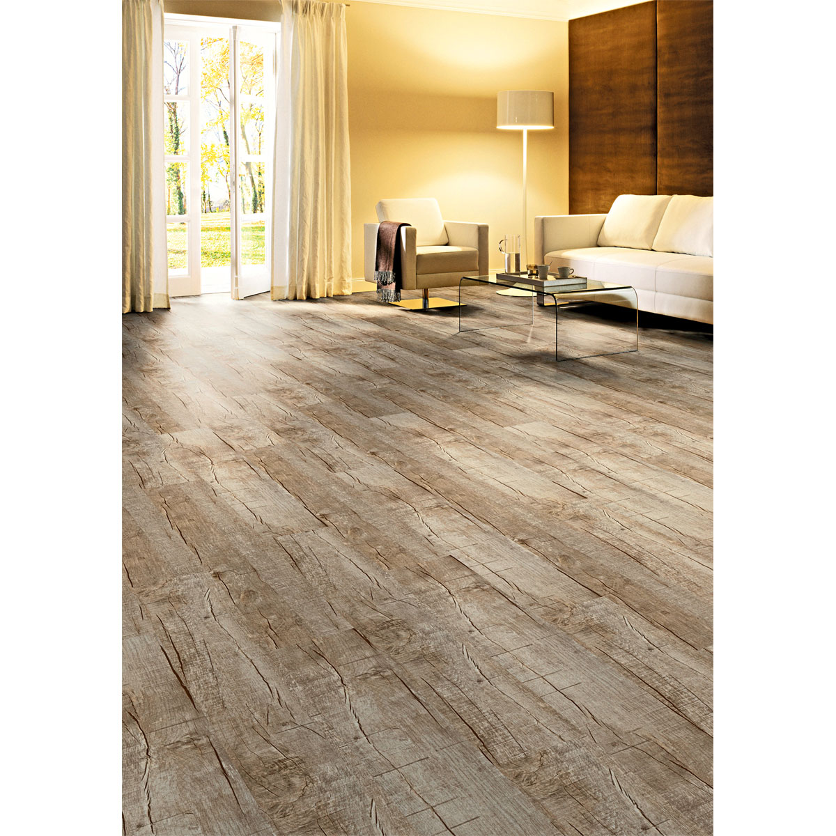 Vinylboden Favorito Eiche Stonewashed 120,5 x 21 cm