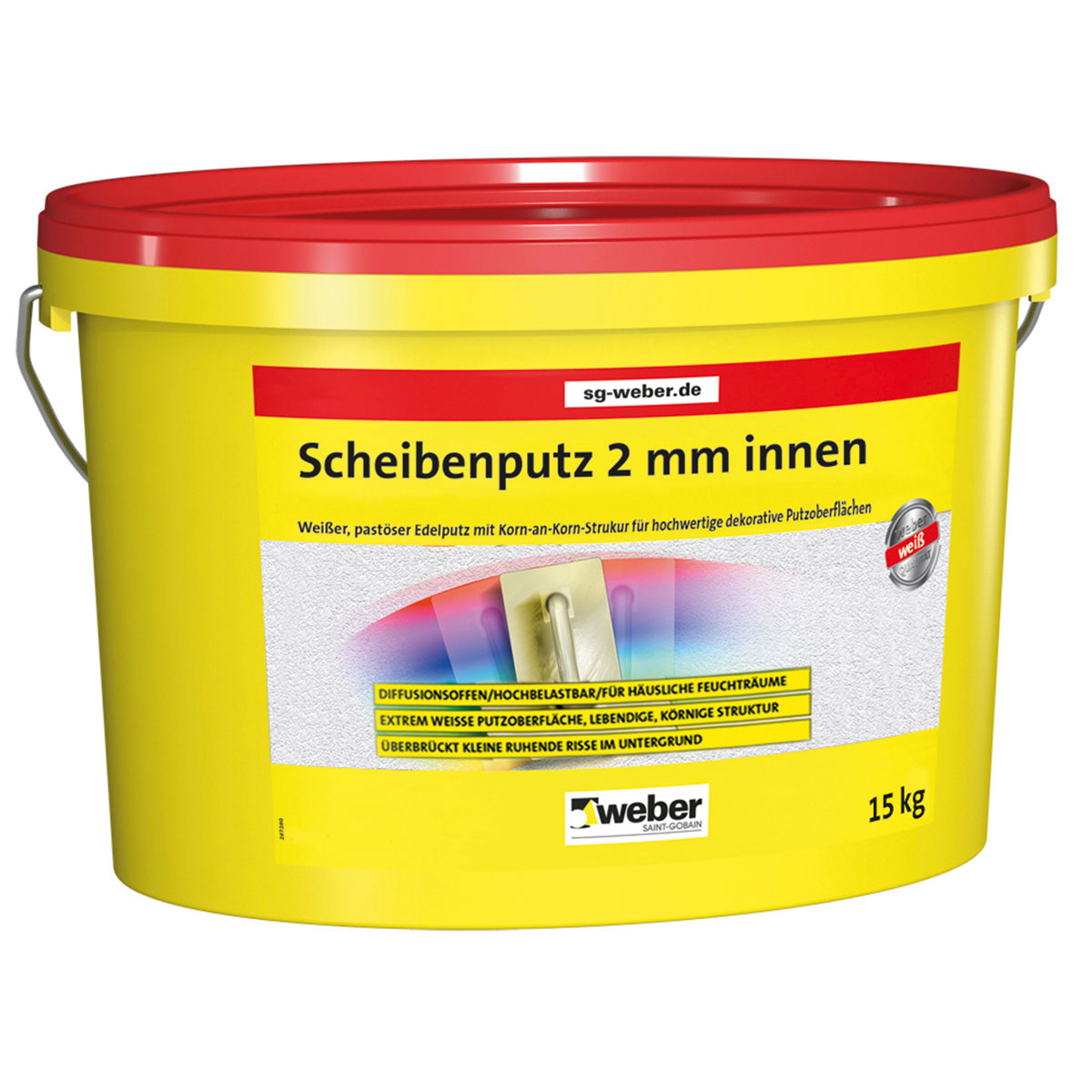 Scheibenputz 2 mm innen 15 kg