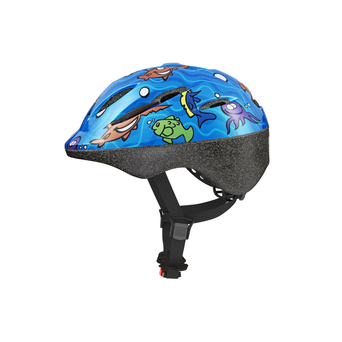 Abus Kinder-Fahrradhelm Kids blau Größe S Bild 1