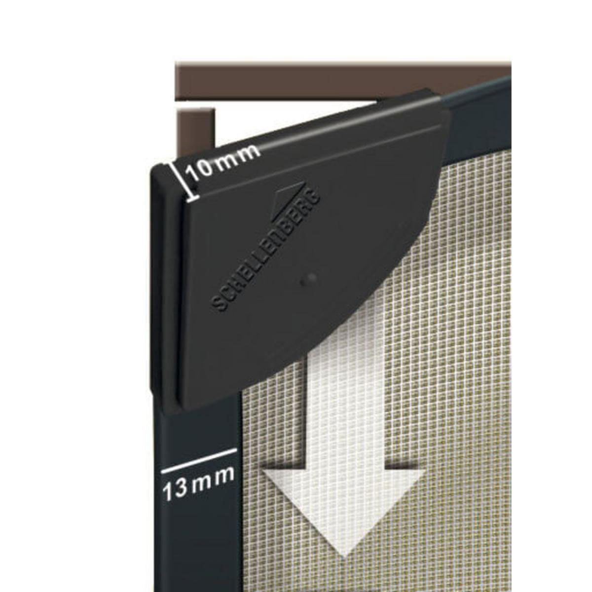 Schellenberg Insektenschutz-Magnetrahmen 100 x 120 cm anthrazit Bild 5