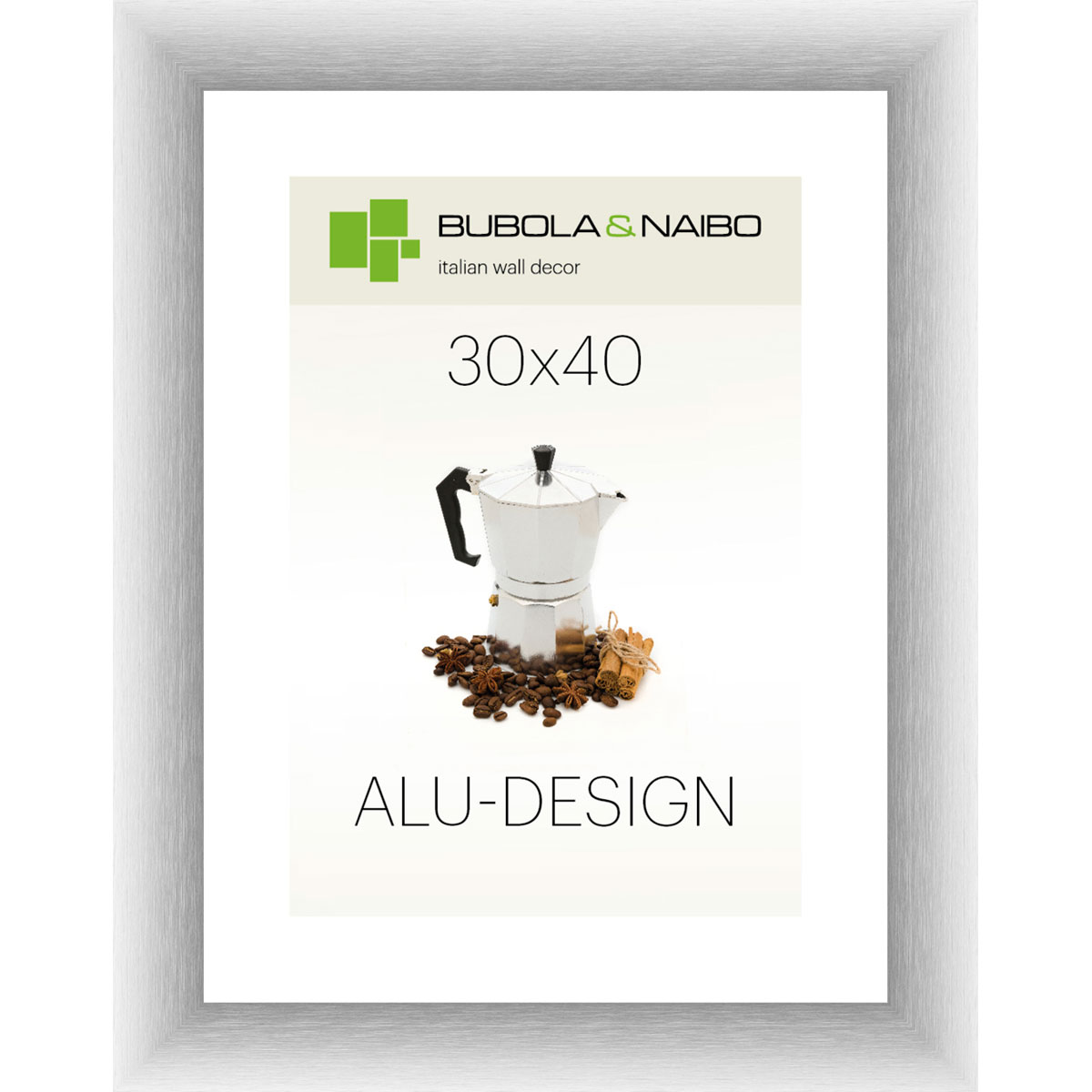 Alu-Rahmen AL02 30 x 40 cm Silber