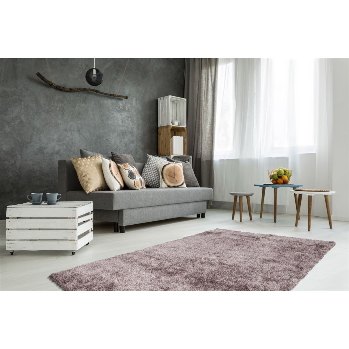 Hochflorteppich Diamond 700 Taupe 80 x 150 cm Bild 4