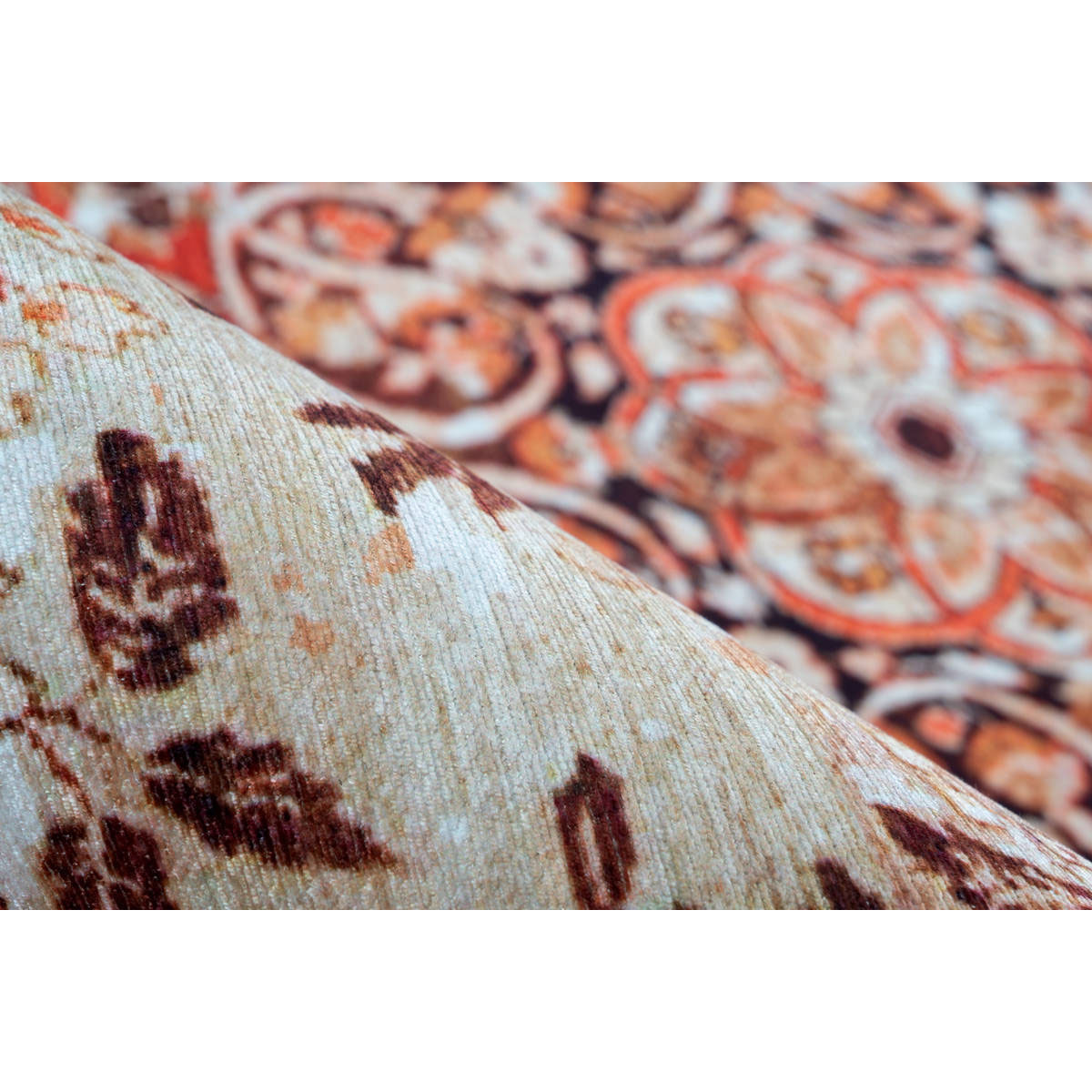 Flachflorteppich „Galaxy 1000“, orange/beige Bild 3