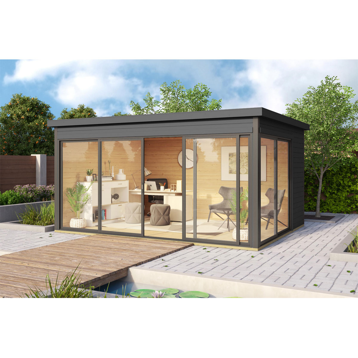 Designhaus 412 Größe 2 graphitgrau Bild 1