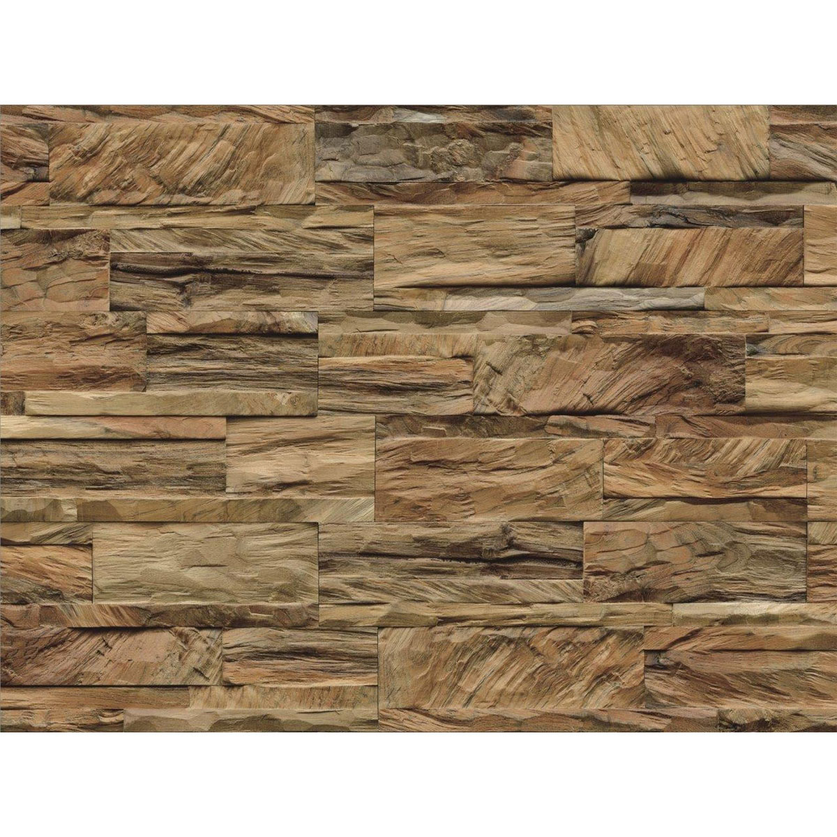 Indo Wandverkleidung Teak Diamond Z-Look 10er-Set Bild 1