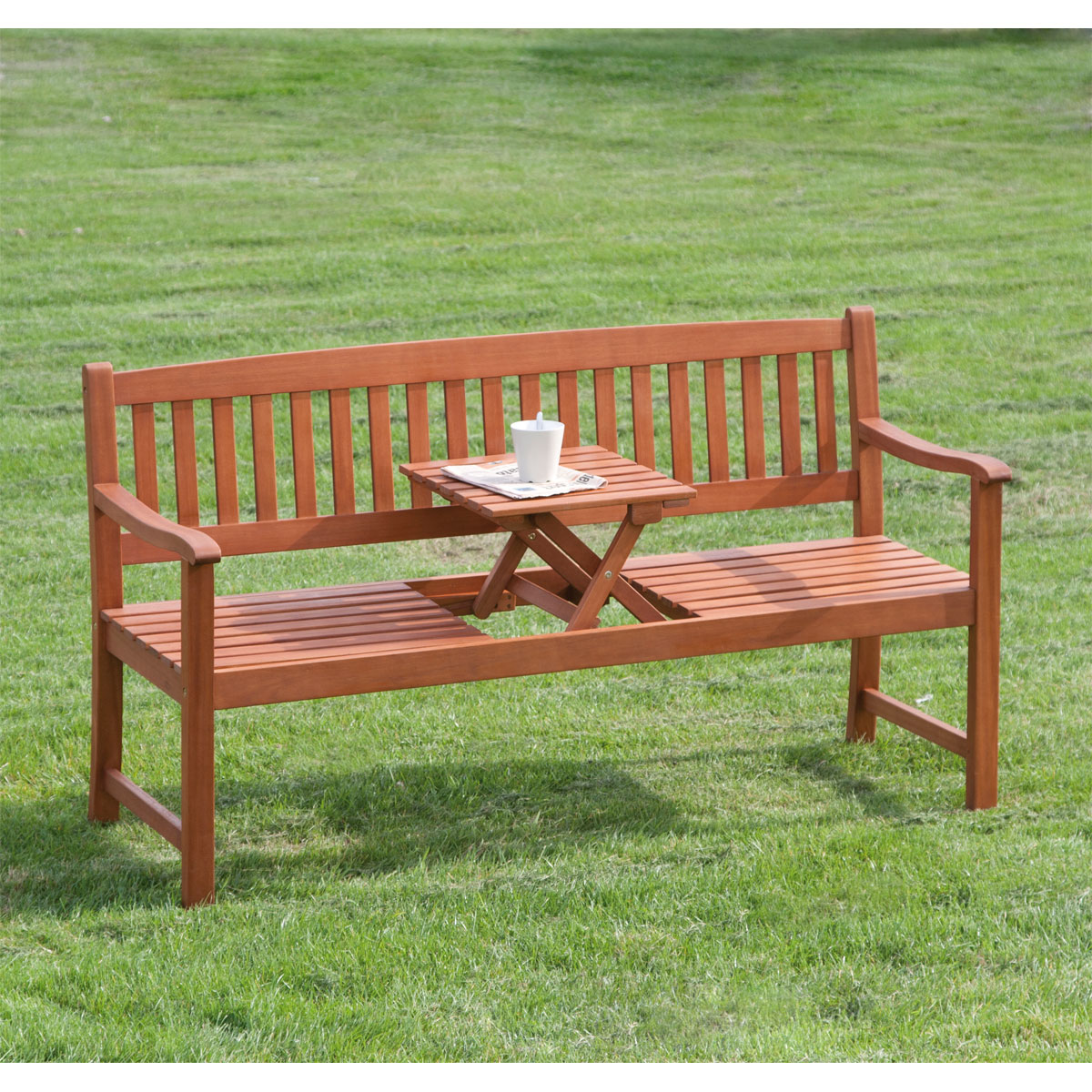 Siena Garden Bank Florida mit Tisch Akazienholz Bild 6