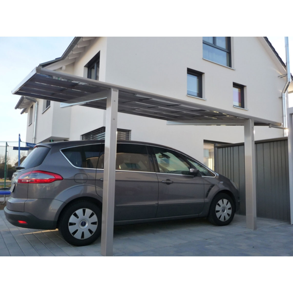 Ximax Carport Alu Linea 60 Edelstahl-Look Bild 5