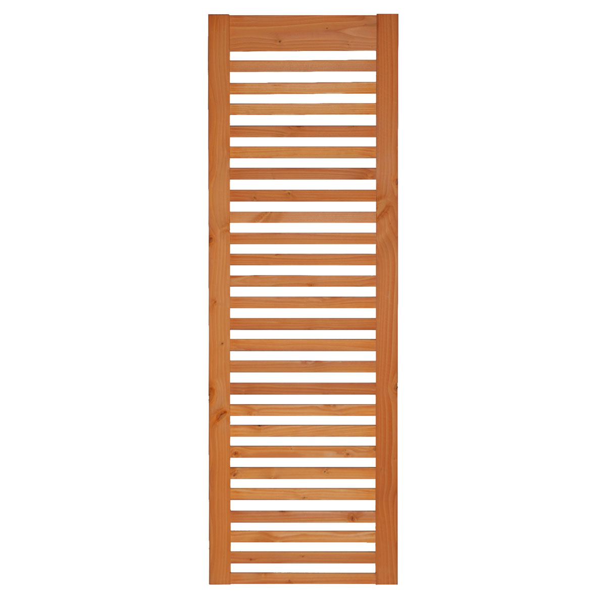 Zaunserie Aalborg Zwischenstück 60 x 180 cm Douglasie kirschbaumfarben lasiert