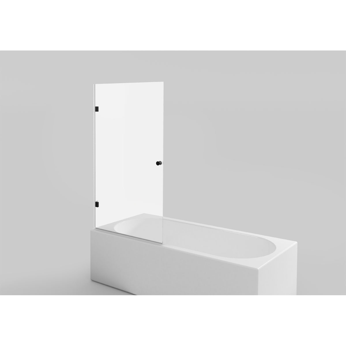 Aurlane Badewannenfaltwand Black Soul 1 80 x 140 cm  Bild 1