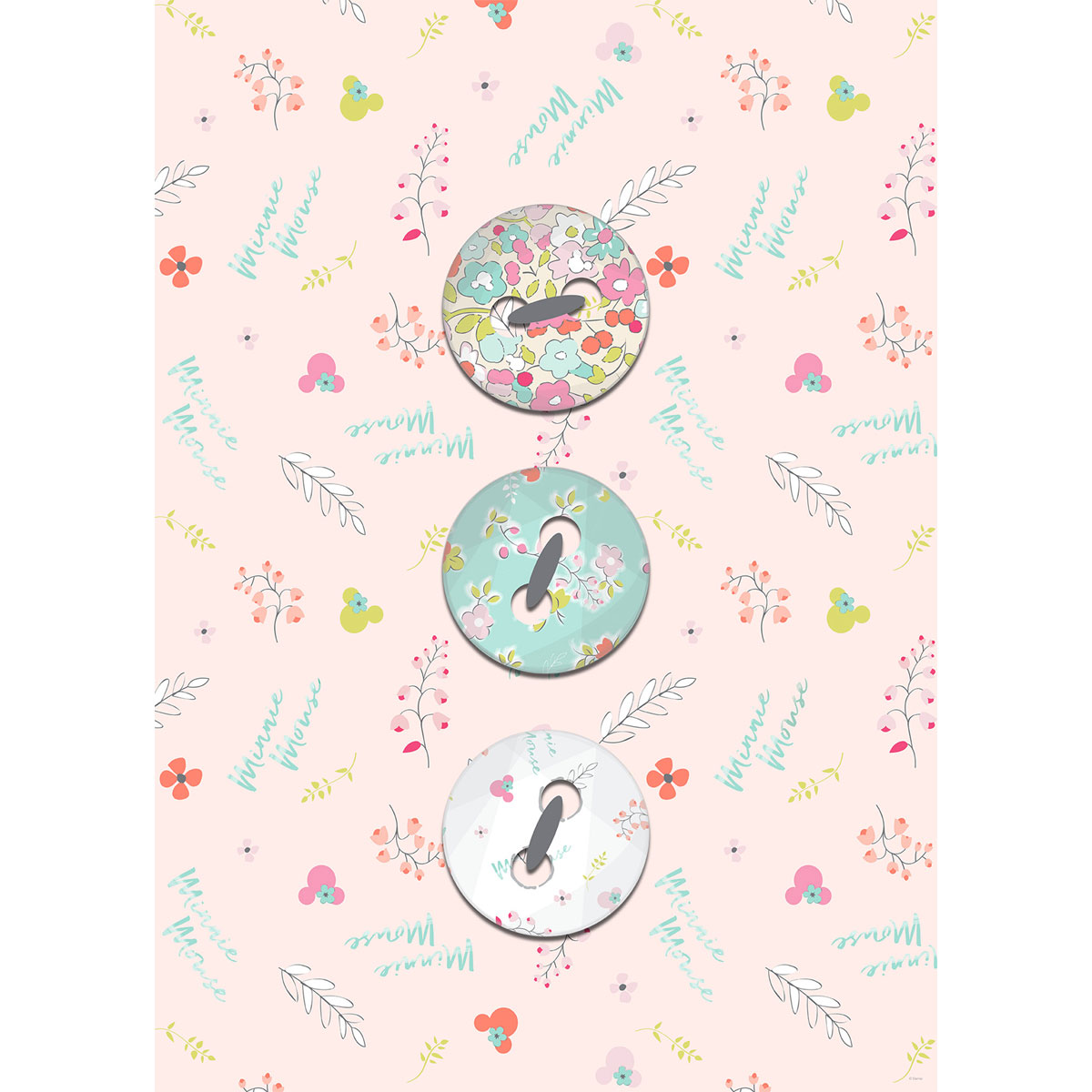 Komar  Wandbild Minnie Mouse Buttons 50x70 cm Bild 2