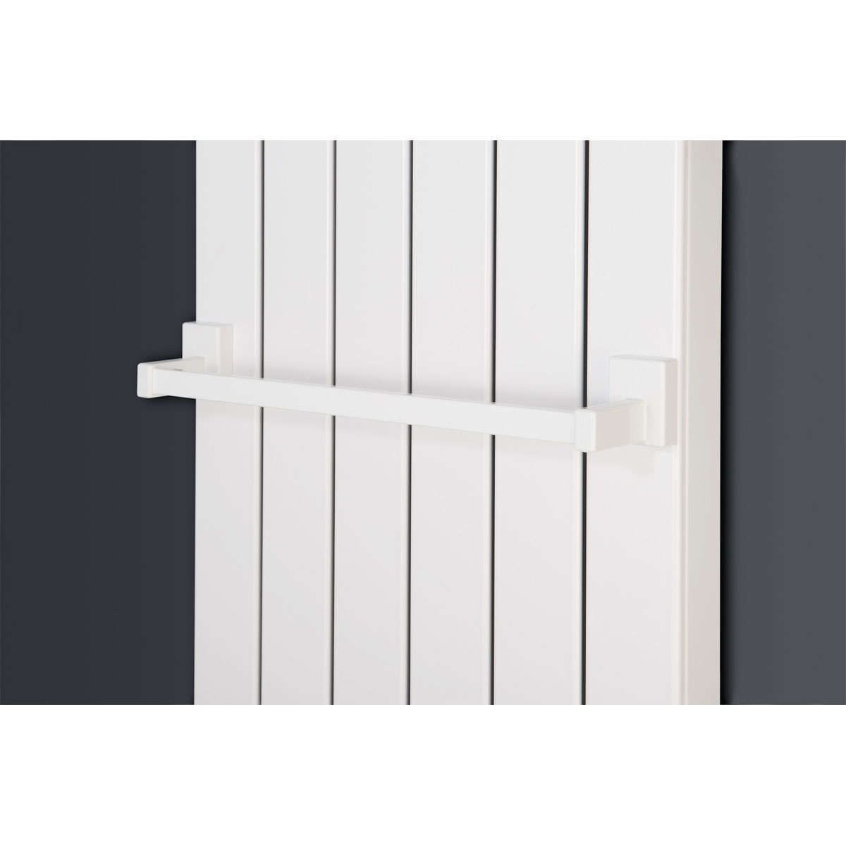 Ximax  Heizkörper Zubehör Handtuchstange magnetisch 400 mm Weiß Bild 2