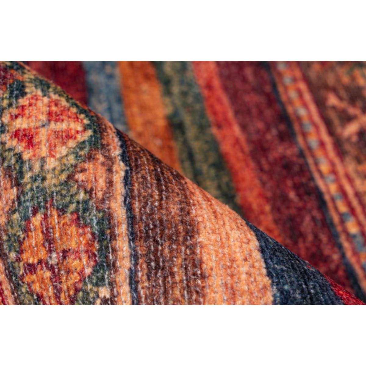 Faye 725 Multi / Rot 75cm x 150cm Bild 3